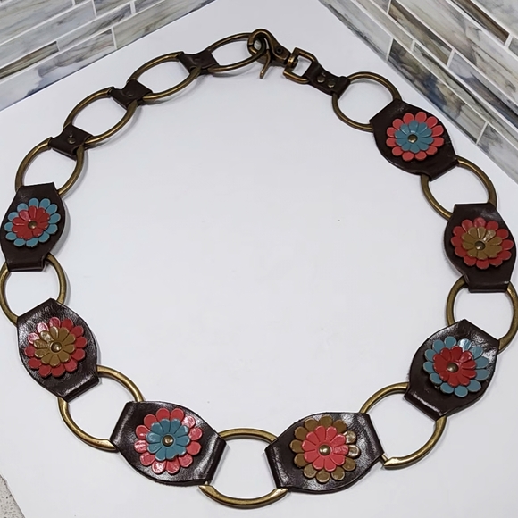 Retro Vintage Leather Belt - Picture 6 of 9